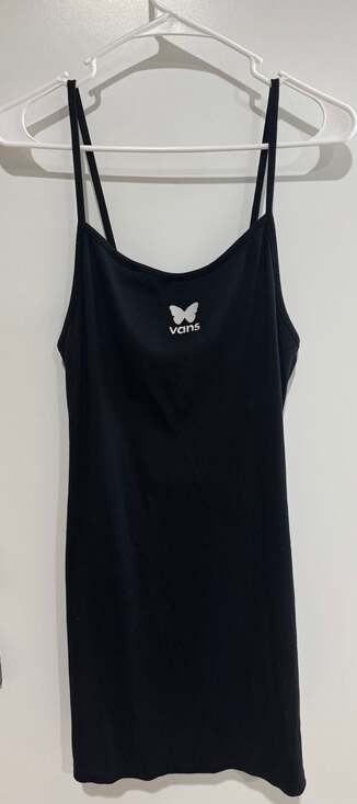 Vans Dresses & Skirts - Vans Jessie Butterfly Ribbed Cami Dress Black